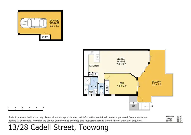Floorplan of Homely unit listing, 13/28 Cadell Street, Toowong QLD 4066