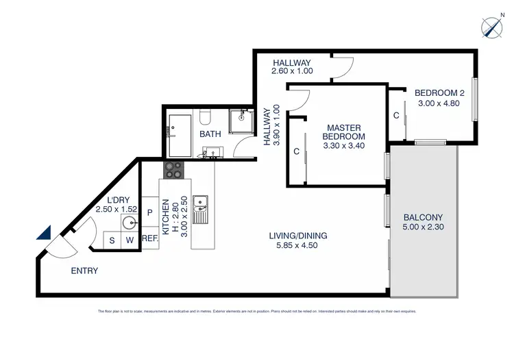 Floorplan of Homely unit listing, 6/2 Bruce Street, Blacktown NSW 2148