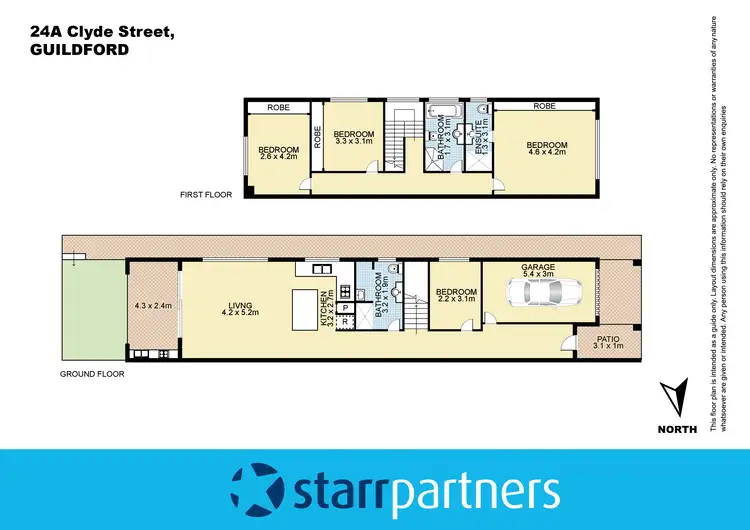 Floorplan of Homely house listing, 24A Clyde Street, Guildford NSW 2161