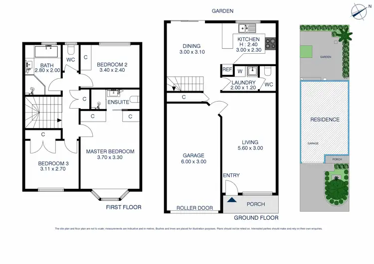 Floorplan of Homely townhouse listing, 12/12 Sinclair Avenue, Blacktown NSW 2148