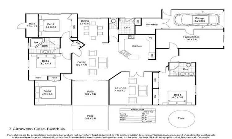 Floorplan of Homely house listing, 7 Girraween Cl, Riverhills QLD 4074
