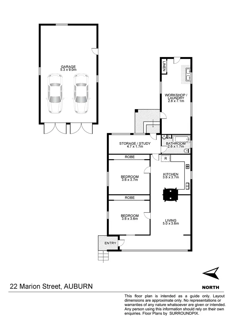 Floorplan of Homely house listing, 22 Marion St, Auburn NSW 2144