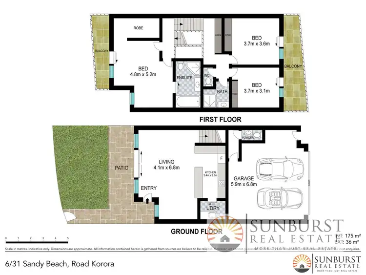 Floorplan of Homely townhouse listing, 6/31 Sandy Beach Road, Korora NSW 2450