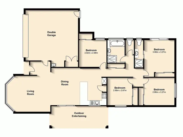 Floorplan of Homely house listing, 3 Egret Place, Taigum QLD 4018