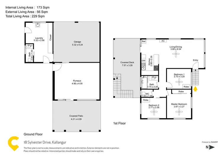 Floorplan of Homely house listing, 18 Sylvester Drive, Kallangur QLD 4503