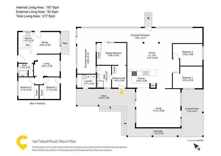 Floorplan of Homely house listing, 140 Tidwell Road, Mount Mee QLD 4521