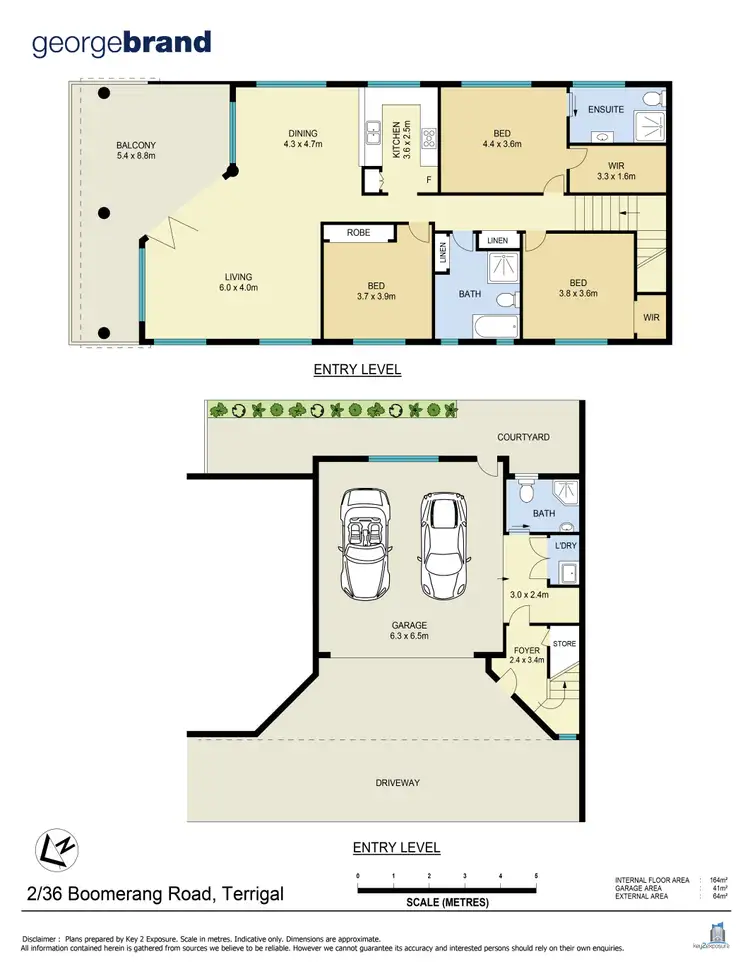 Floorplan of Homely townhouse listing, 2/36 Boomerang Road, Terrigal NSW 2260