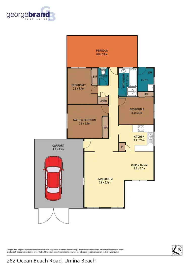Floorplan of Homely house listing, 262 Ocean Beach Road, Umina Beach NSW 2257