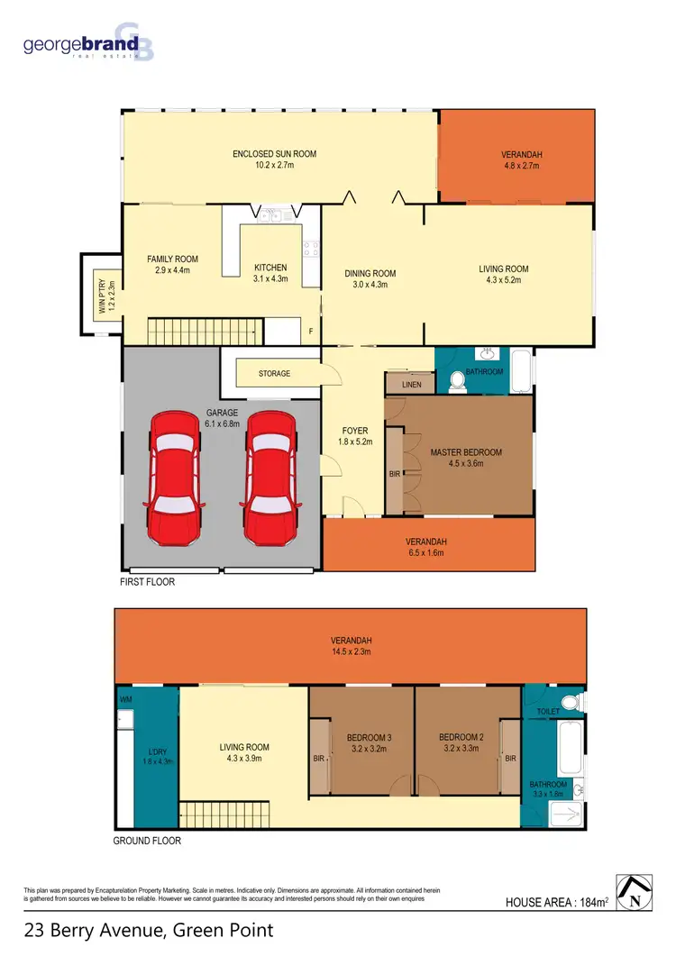 Floorplan of Homely house listing, 23 Berry Avenue, Green Point NSW 2251