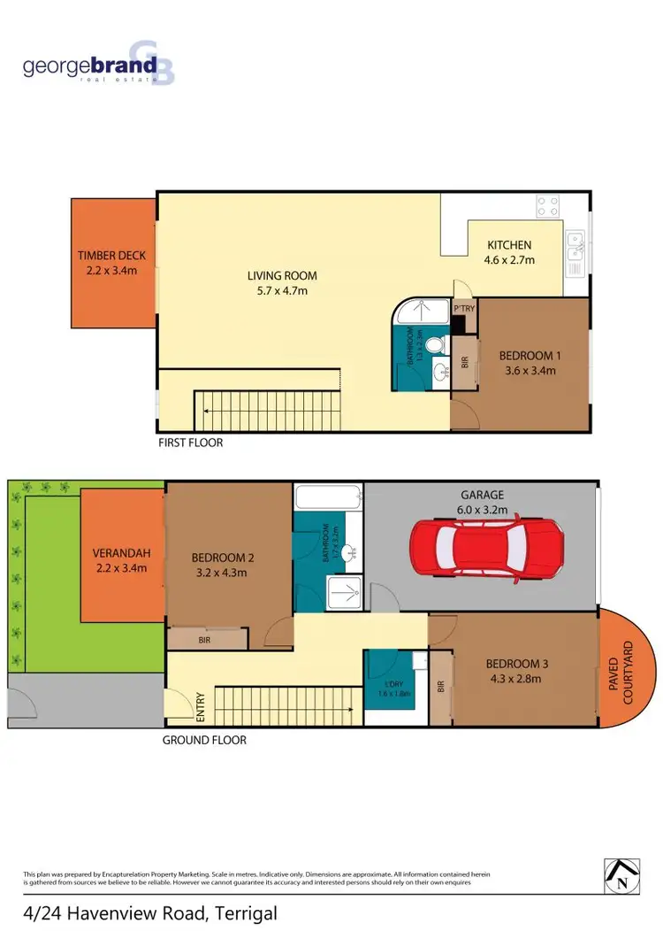 Floorplan of Homely townhouse listing, 4/24-26 Havenview Road, Terrigal NSW 2260