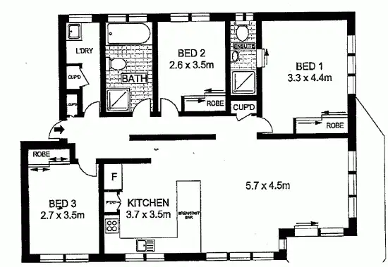 Floorplan of Homely unit listing, 2/11 Barnhill Road, Terrigal NSW 2260