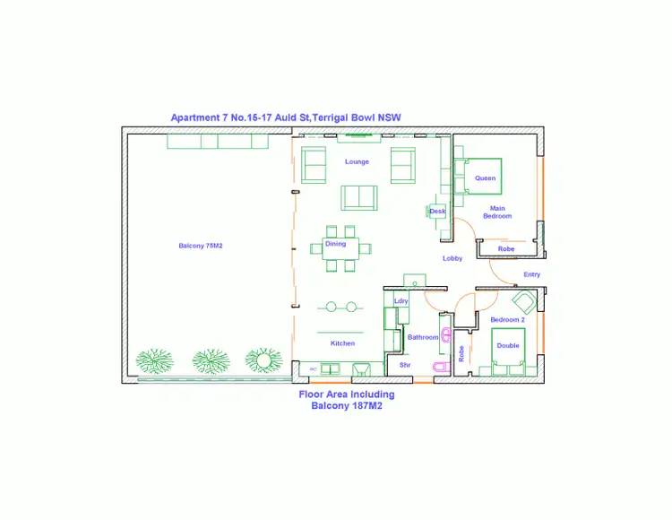 Floorplan of Homely house listing, 7/15 Auld Street, Terrigal NSW 2260