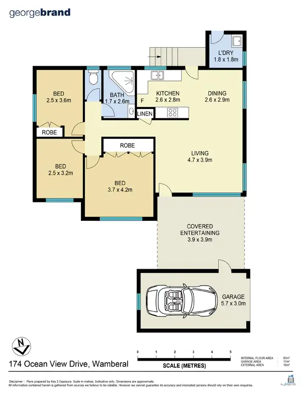 Floorplan of Homely house listing, 174 Ocean View Drive, Wamberal NSW 2260