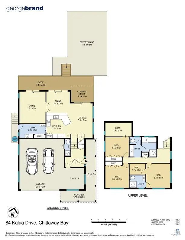 Floorplan of Homely house listing, 84 Kalua Drive, Chittaway Bay NSW 2261