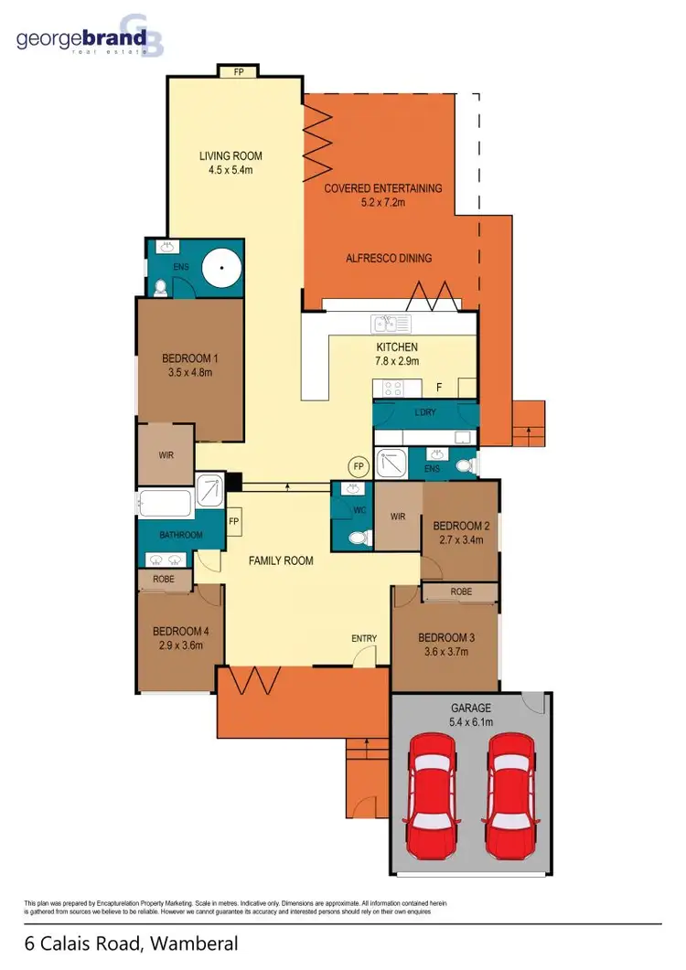 Floorplan of Homely house listing, 6 Calais Road, Wamberal NSW 2260