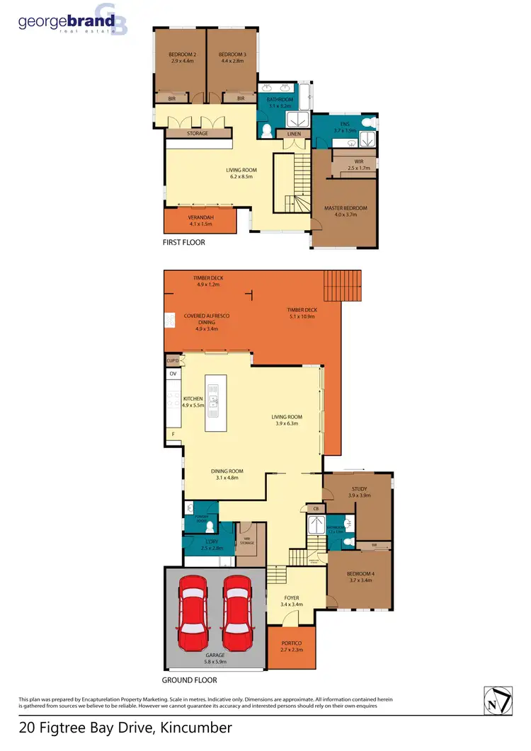 Floorplan of Homely house listing, 20 Figtree Bay Drive, Kincumber NSW 2251