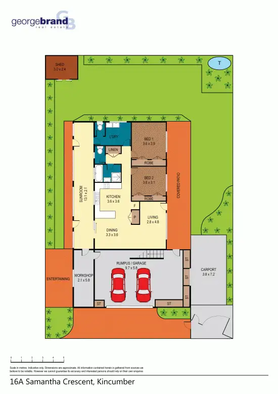 Floorplan of Homely house listing, 16A Samantha Crescent, Kincumber NSW 2251