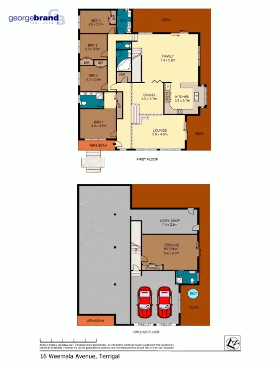 Floorplan of Homely house listing, 16 Weemala Crescent, Terrigal NSW 2260
