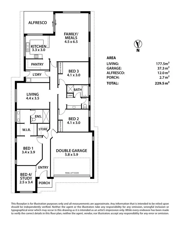 Floorplan of Homely house listing, 5 Wise Court, Mount Barker SA 5251