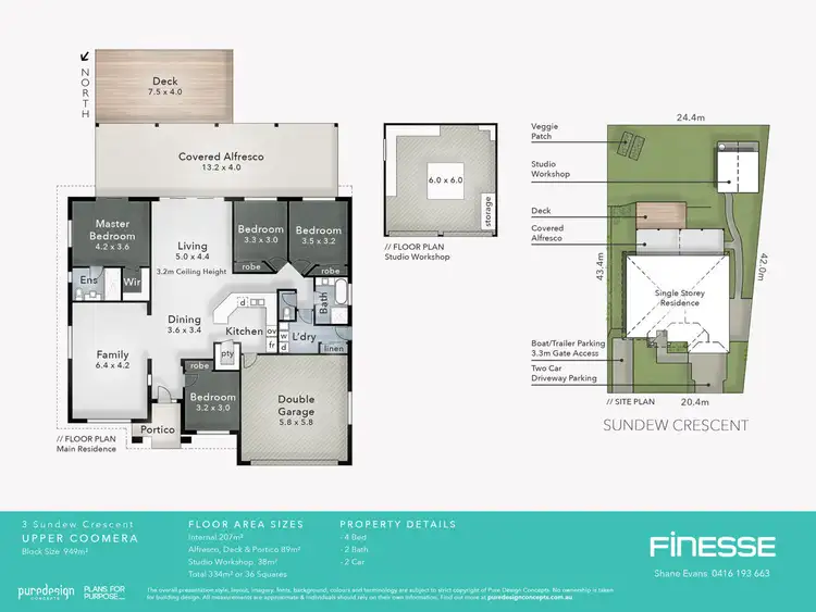 Floorplan of Homely house listing, 3 Sundew Crescent, Upper Coomera QLD 4209