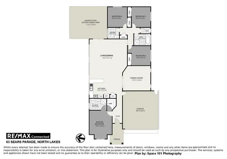 Floorplan of Homely house listing, 63 Sears Parade, North Lakes QLD 4509
