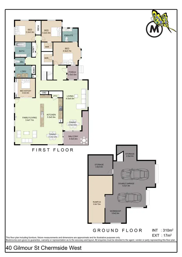 Floorplan of Homely house listing, 40 Gilmour Street, Chermside West QLD 4032