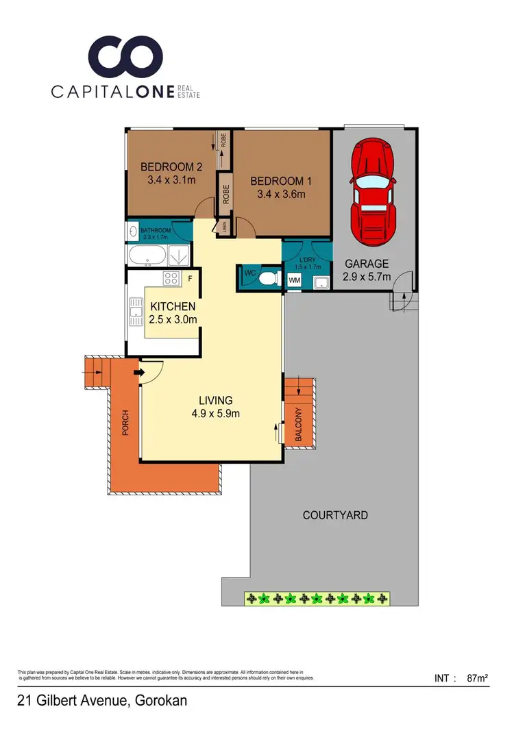 Floorplan of Homely villa listing, 21 Gilbert Avenue, Gorokan NSW 2263