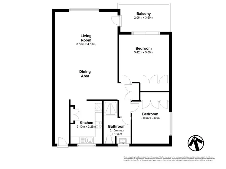 Floorplan of Homely unit listing, 7/33 Windsor Avenue, Lutwyche QLD 4030