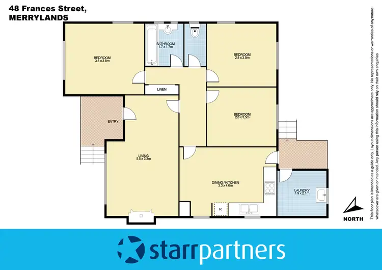Floorplan of Homely house listing, 48 Frances Street, South Wentworthville NSW 2145