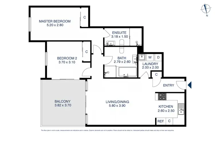 Floorplan of Homely unit listing, 26/21-29 Third Avenue, Blacktown NSW 2148