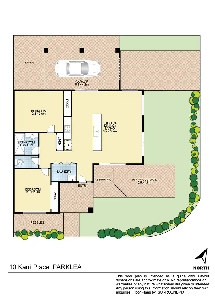 Floorplan of Homely house listing, 10 Karri Place, Parklea NSW 2768