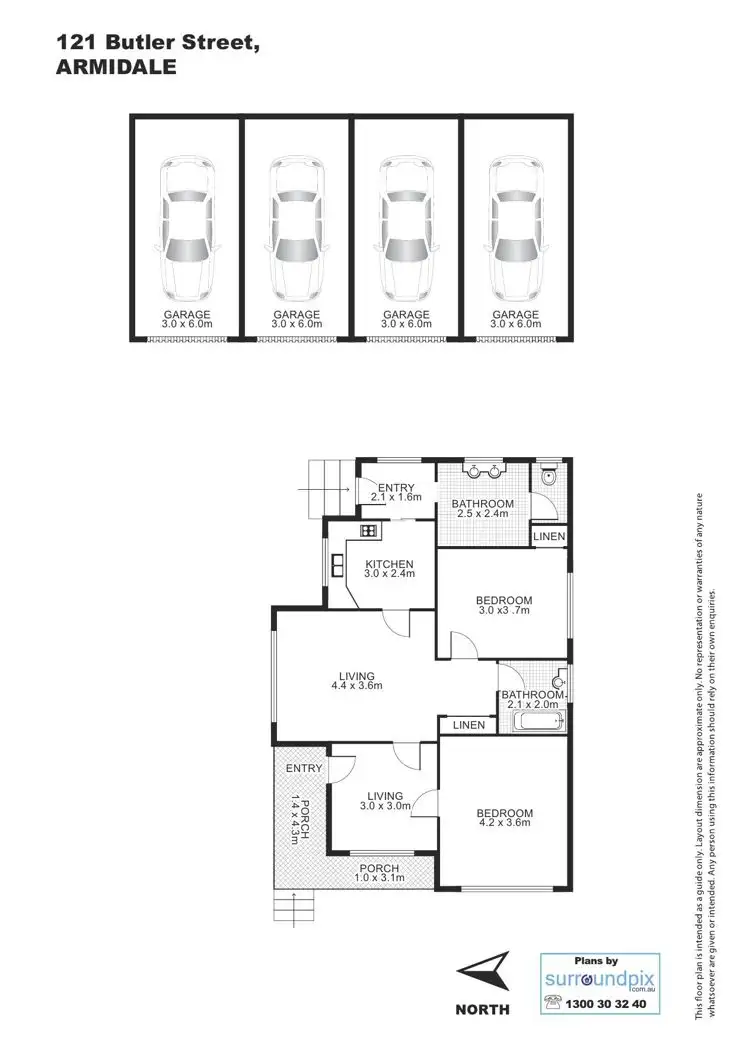 Floorplan of Homely house listing, 121 Butler Street, Armidale NSW 2350
