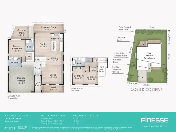 Floorplan of Homely house listing, 8 Cobb & Co Drive, Oxenford QLD 4210