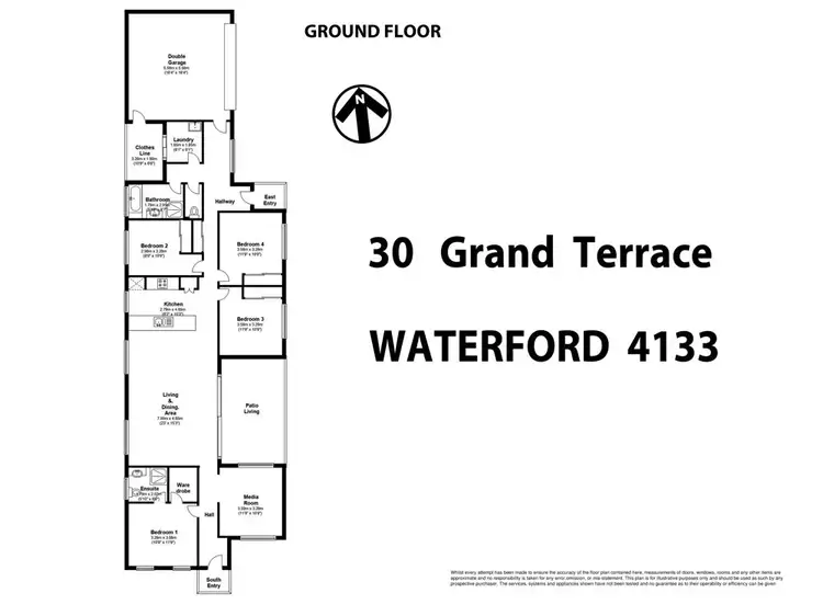 Floorplan of Homely house listing, z30 Grand Terrace, Waterford QLD 4133