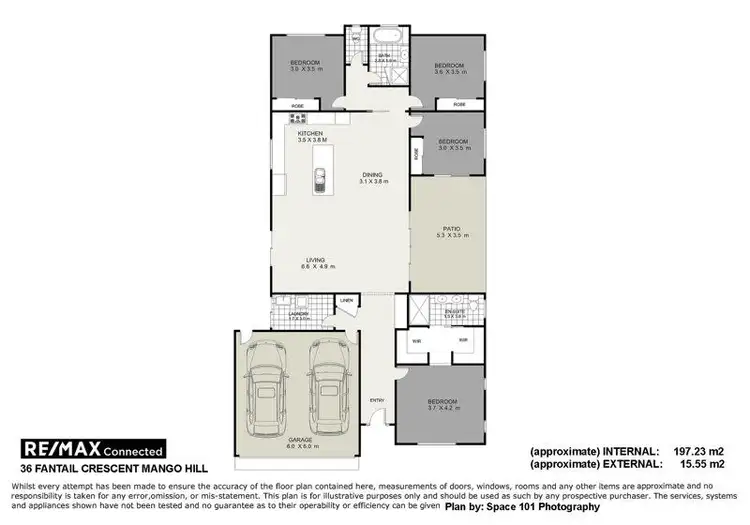 Floorplan of Homely house listing, 36 Fantail Crescent, Mango Hill QLD 4509