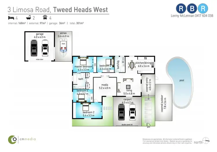 Floorplan of Homely house listing, 3 Limosa Road, Tweed Heads West NSW 2485