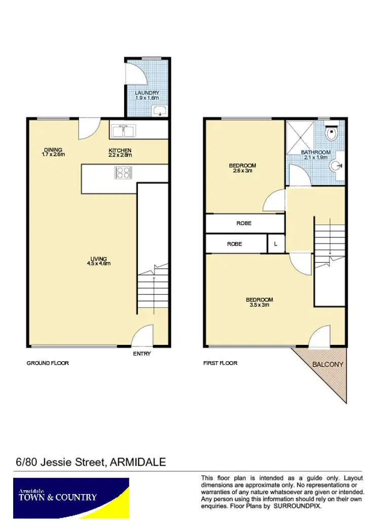 Floorplan of Homely house listing, 6/80 Jessie Street, Armidale NSW 2350