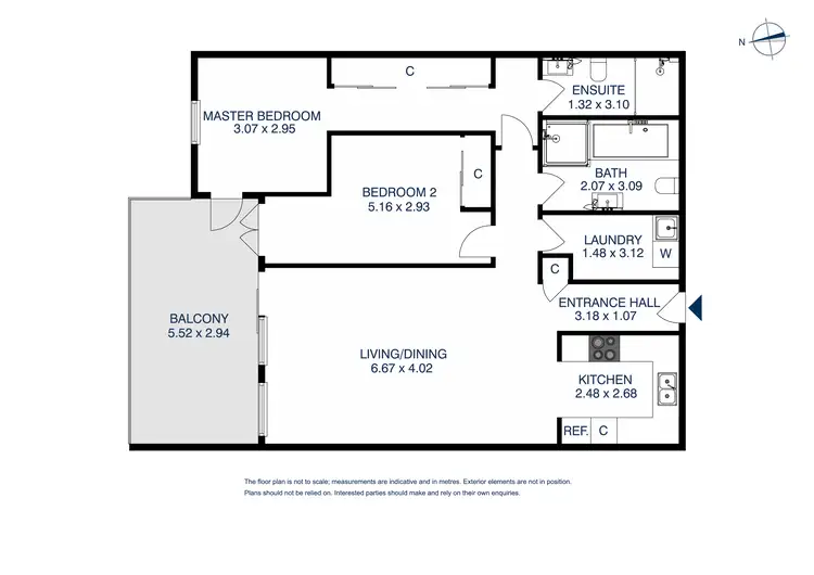 Floorplan of Homely unit listing, 96/21-29 Third Avenue, Blacktown NSW 2148