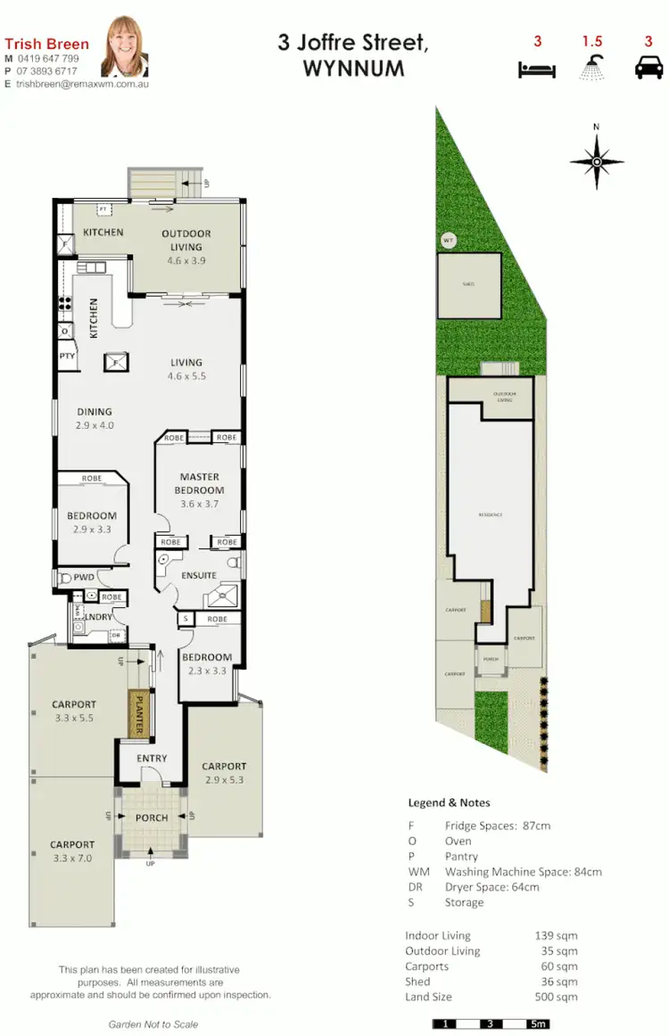 Floorplan of Homely house listing, 3 Joffre St, Wynnum QLD 4178