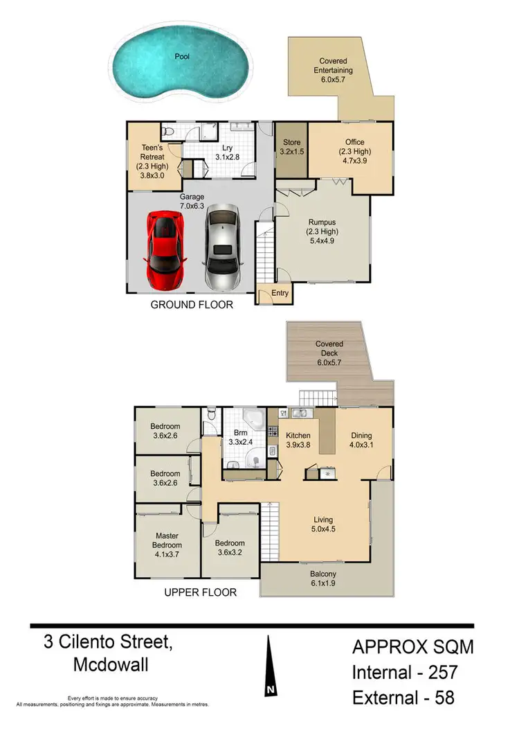 Floorplan of Homely house listing, 3 Cilento Street, Mcdowall QLD 4053