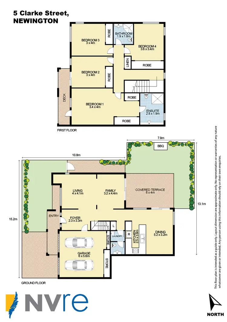 Floorplan of Homely house listing, 5 Clarke Street, Newington NSW 2127