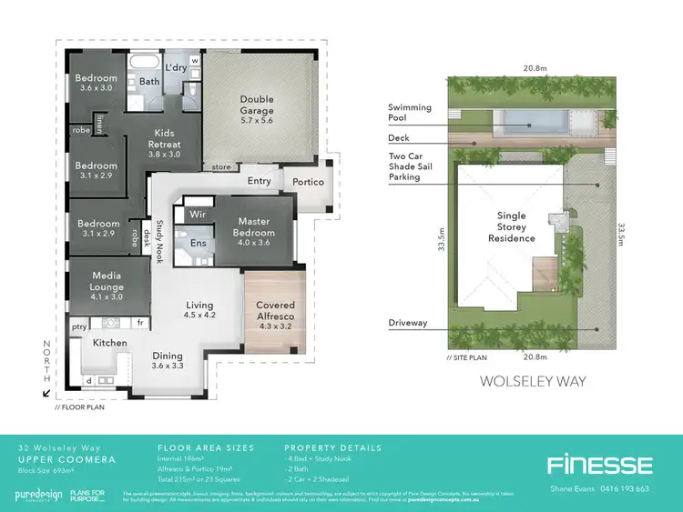 Floorplan of Homely house listing, 32 Wolseley Way, Upper Coomera QLD 4209