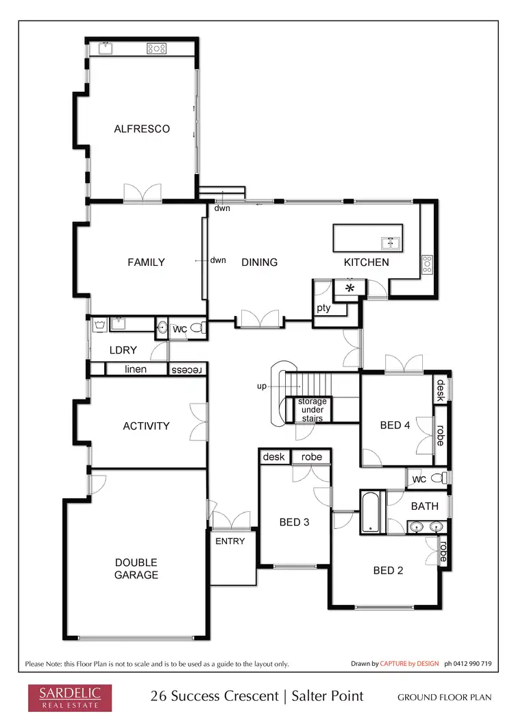 Floorplan of Homely house listing, 26 Success Crescent, Salter Point WA 6152