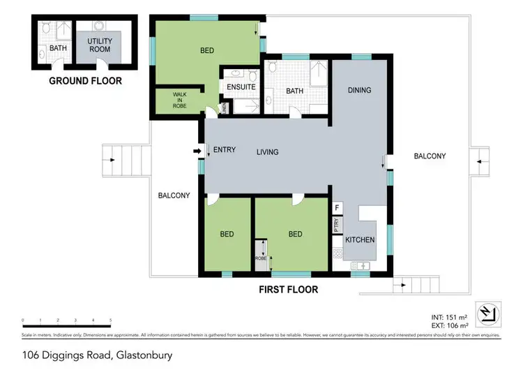 Floorplan of Homely rural property listing, 106 East Diggings Road, Glastonbury QLD 4570