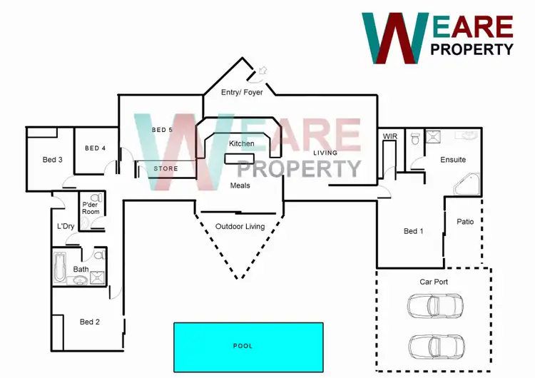 Floorplan of Homely house listing, 7 Polyanna crt, Loganlea QLD 4131