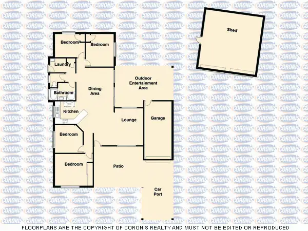 Floorplan of Homely house listing, 12 Morningview Drive, Caboolture QLD 4510