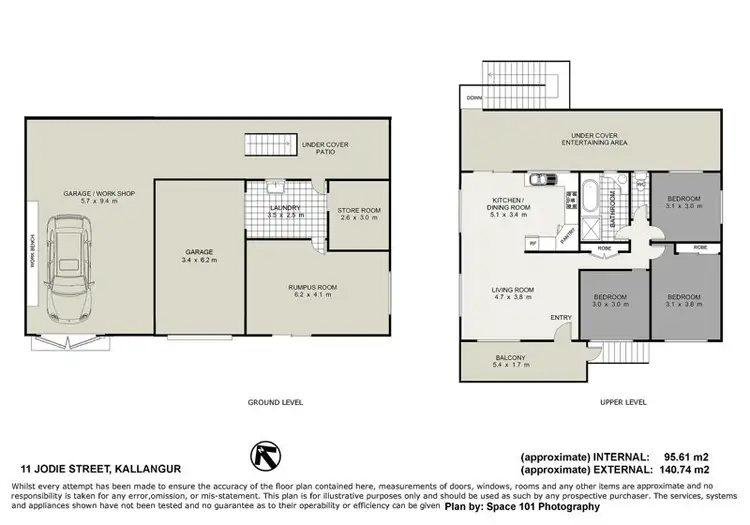 Floorplan of Homely house listing, 11 Jodie Street, Kallangur QLD 4503