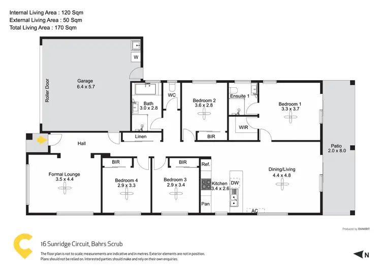 Floorplan of Homely house listing, 16 Sunridge Circuit, Bahrs Scrub QLD 4207
