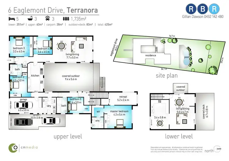 Floorplan of Homely house listing, 6 Eaglemont Drive, Terranora NSW 2486