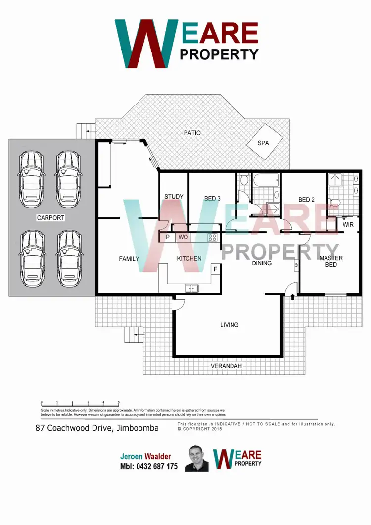 Floorplan of Homely house listing, 87 Coachwood dr, Jimboomba QLD 4280